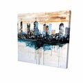 Fondo 16 x 16 in. Buildings on the Horizon-Print on Canvas FO2784928